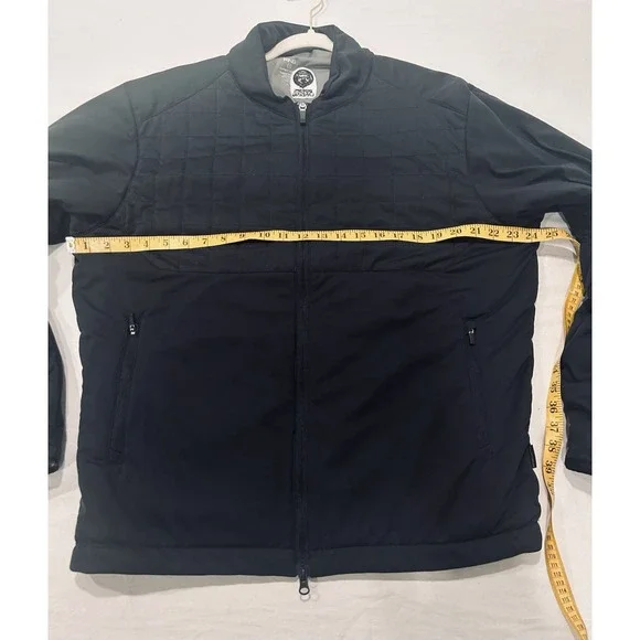 Ping Lg Norse Primaloft Zoned Black Full Zip Golf Jacket Wtr Resist Thermal FLAW - Picture 11 of 16